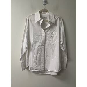 COS Crisp White Button-Up Blouse